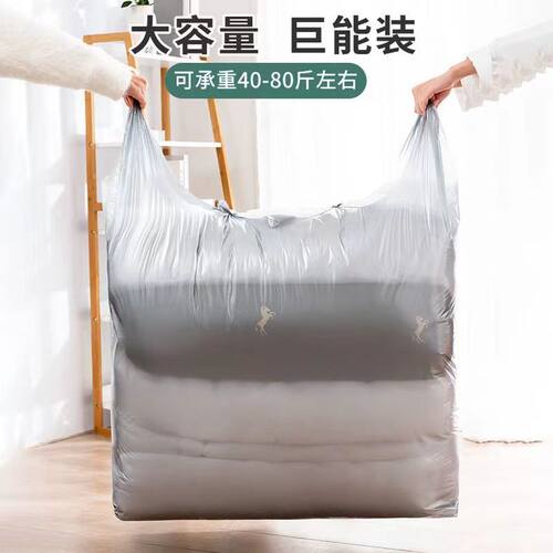 搬家打包袋大容量结实耐用棉被被子衣服收纳塑料袋子搬家专用神器 - 图3