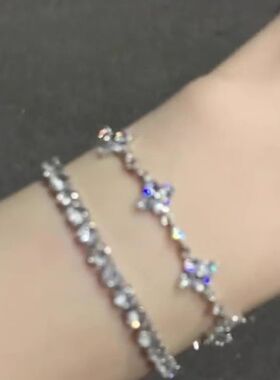 「灿若星河」法式超闪锆石四芒星