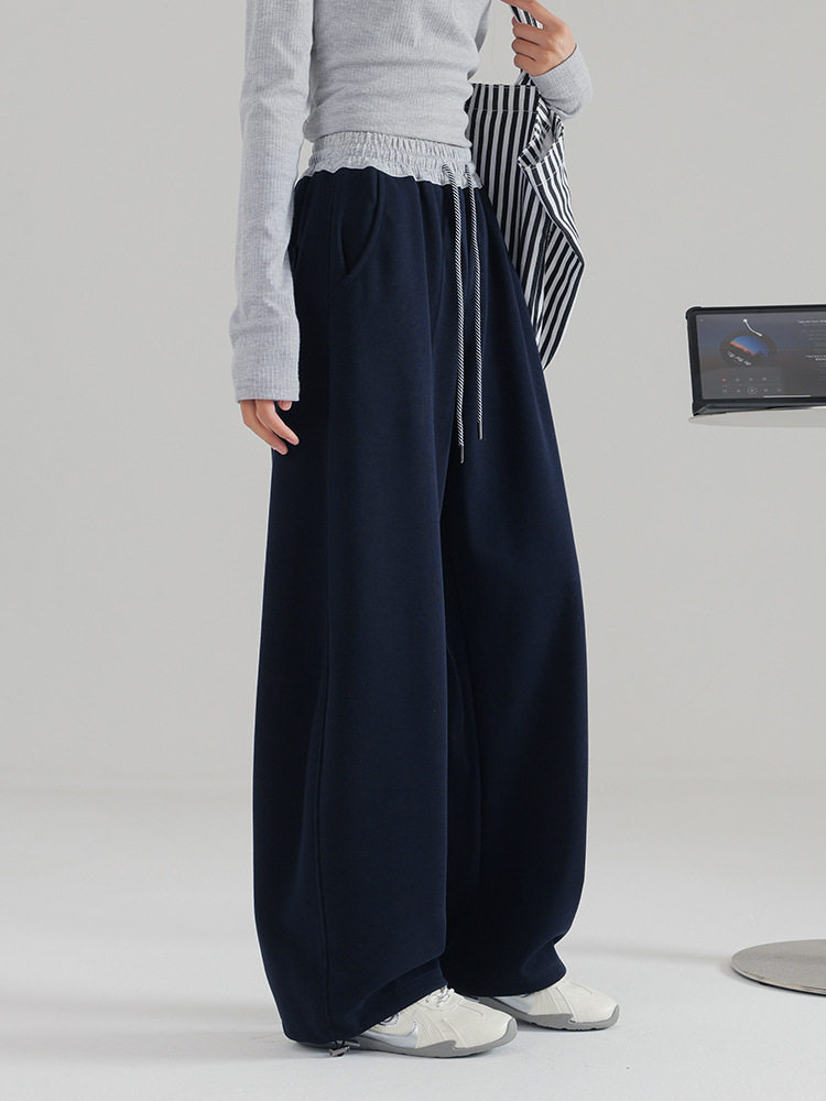 女大童运动裤2026新款春装初中生休闲弯刀裤宽松学生裤子薄款卫裤,淘宝优惠券,粉丝福利购,淘宝优惠卷