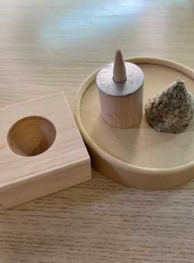 艾塔模具手工实木艾坨工具艾灸模型倒流烟艾柱隔姜灸隔盐灸艾灸
