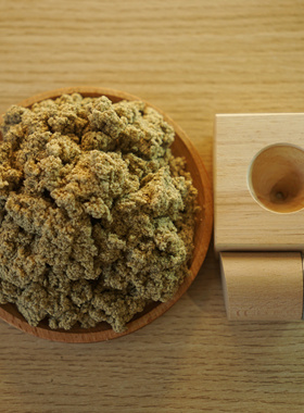 灸祐只卖真艾绒5:1端午节纯艾叶艾绒艾条三年制野生散装艾绒