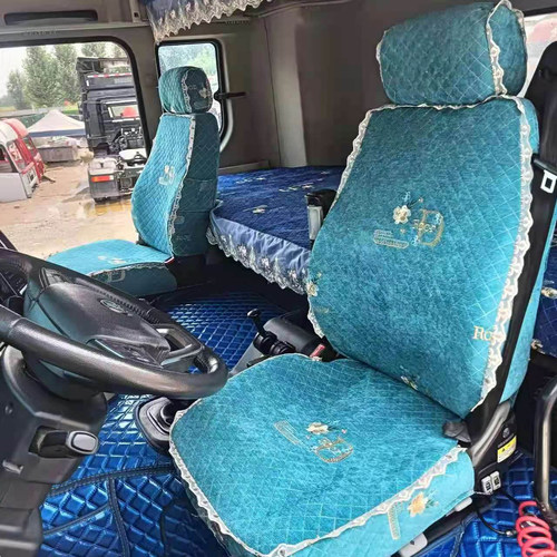 解放J6PJH6J6L重汽豪沃MAXT7HTX7欧曼GTLEST大货车座套座椅套专用 - 图2