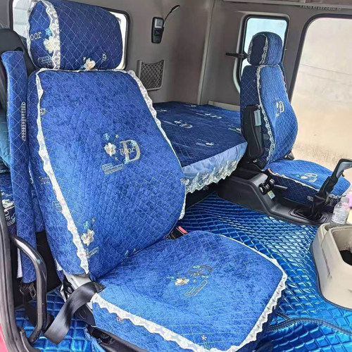 解放J6PJH6J6L重汽豪沃MAXT7HTX7欧曼GTLEST大货车座套座椅套专用 - 图3