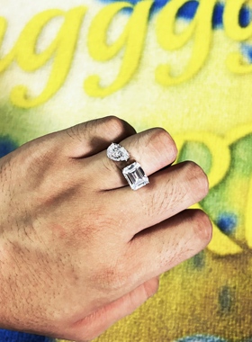 Mr.Bling纯银kylie同款开口戒指