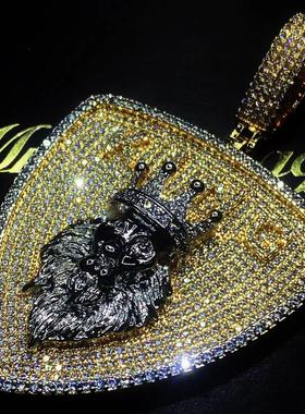 Mr.Bling詹姆斯狮子王情侣吊坠