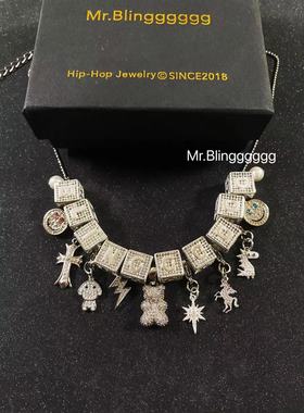 Mr.Bling多元素定制筛子字母项链
