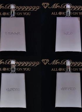 Mr.Bling私人定制925银莫桑吊坠