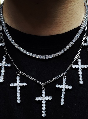 Mr.Bling不掉色男女款十字架项链