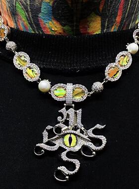 MrBlingggggg彩色荷鲁斯之眼吊坠