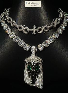 Mr.Bling满钻嘻哈复活节骷髅吊坠