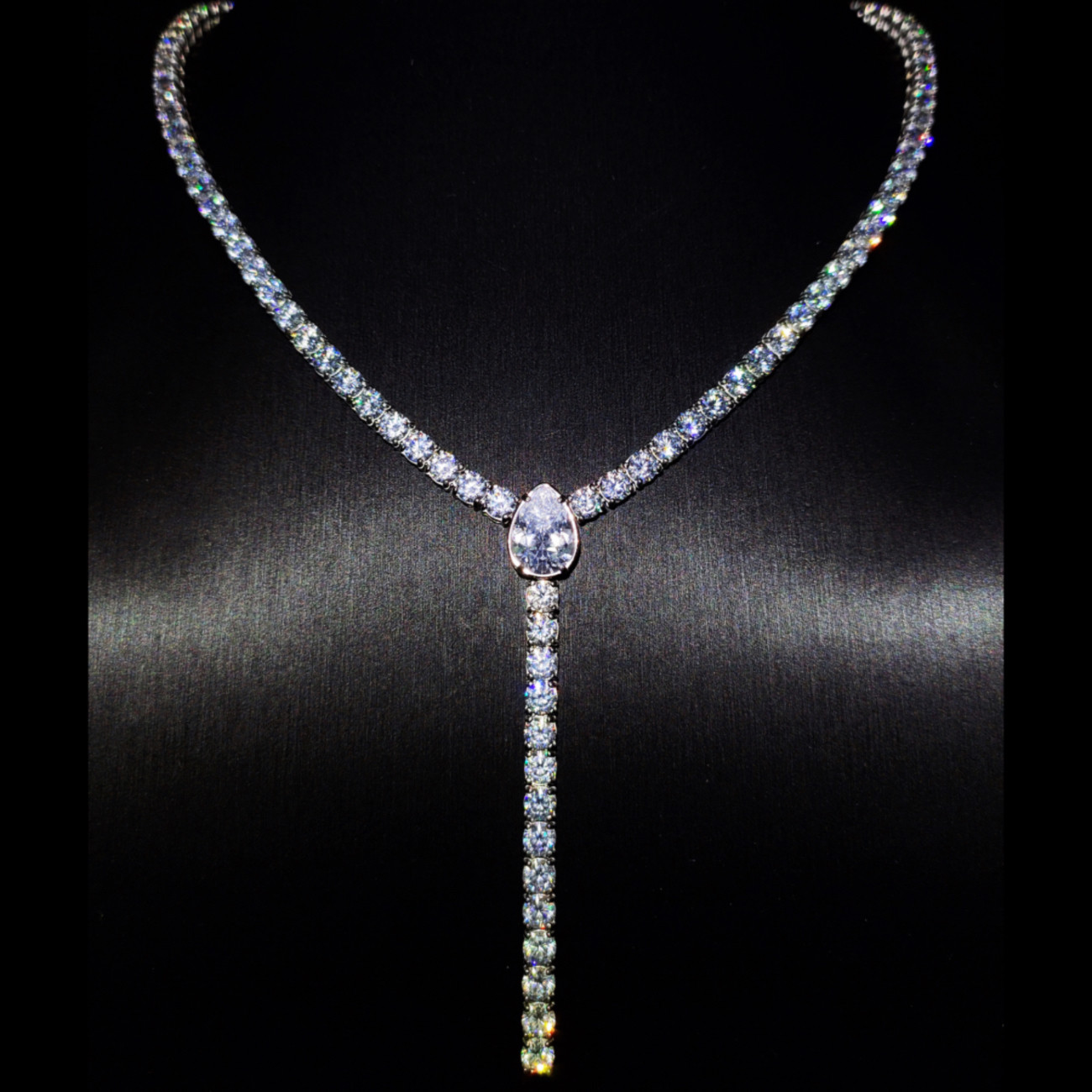 Mr.Blingggggg European and American hip-hop jewelry PLAYBOI CARTI same style non-fading water drop diamond chain