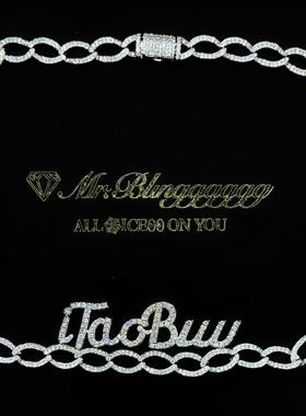 Mr.Bling定制AI生成图字母古巴链