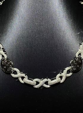 Mr.Bling私人定制银莫桑石项链