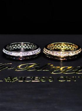 Mr.Bling情侣精钢不掉色方钻戒指