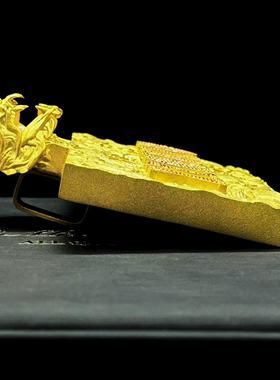 Mr.Blingggggg欧美嘻哈珠宝 私人定制泸州金龙寺莫桑字母龙牌吊坠