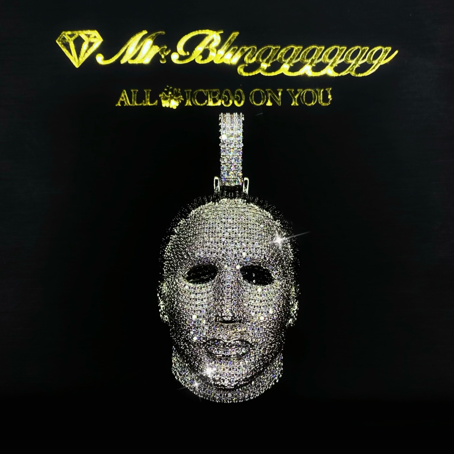 Mr.Blingggggg European and American hip-hop jewelry Moneybagg Yo same style killer Myers pendant