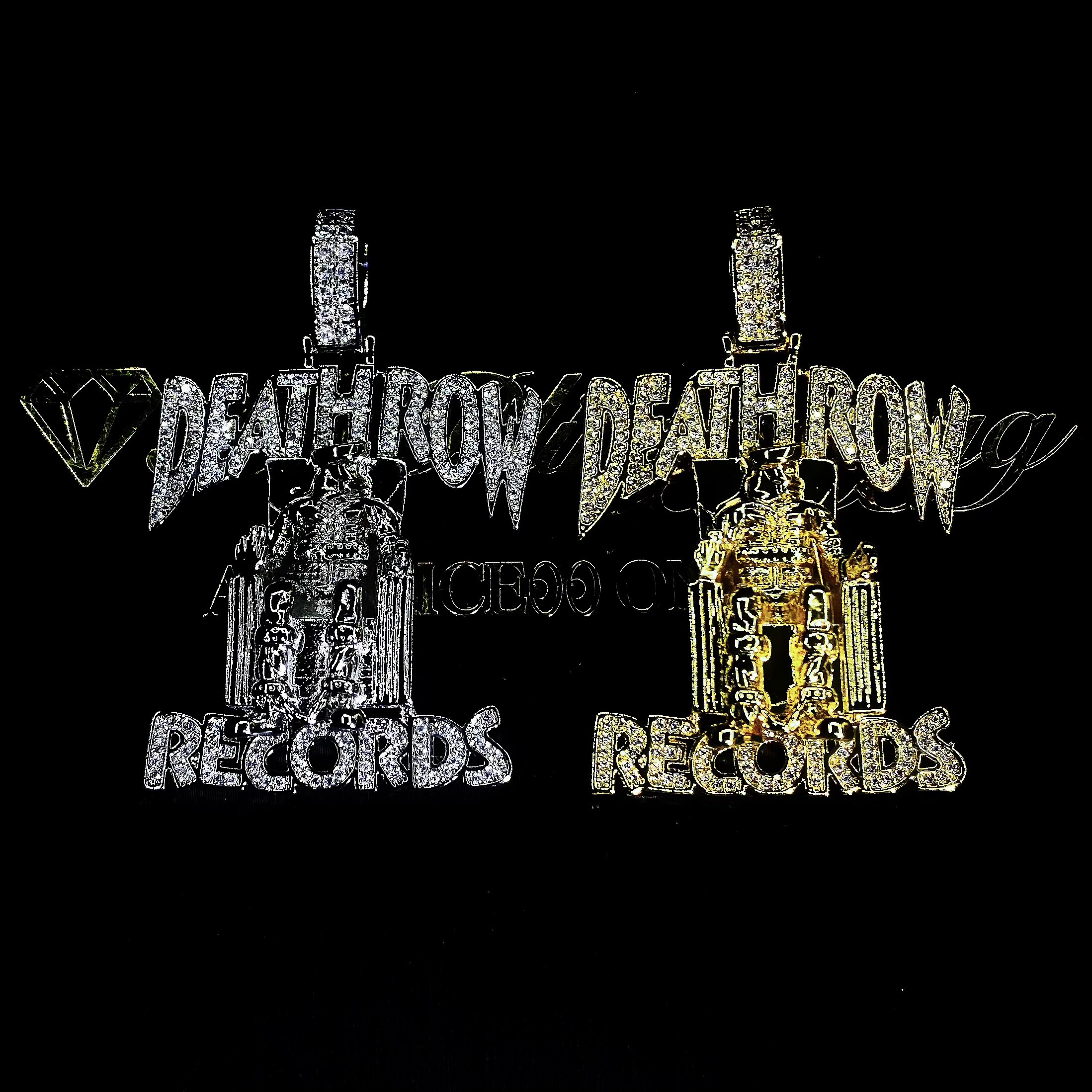 Mr.Blingggggg European and American hip-hop jewelry Snoop Dogg 2Pac same style DEATHROW pendant