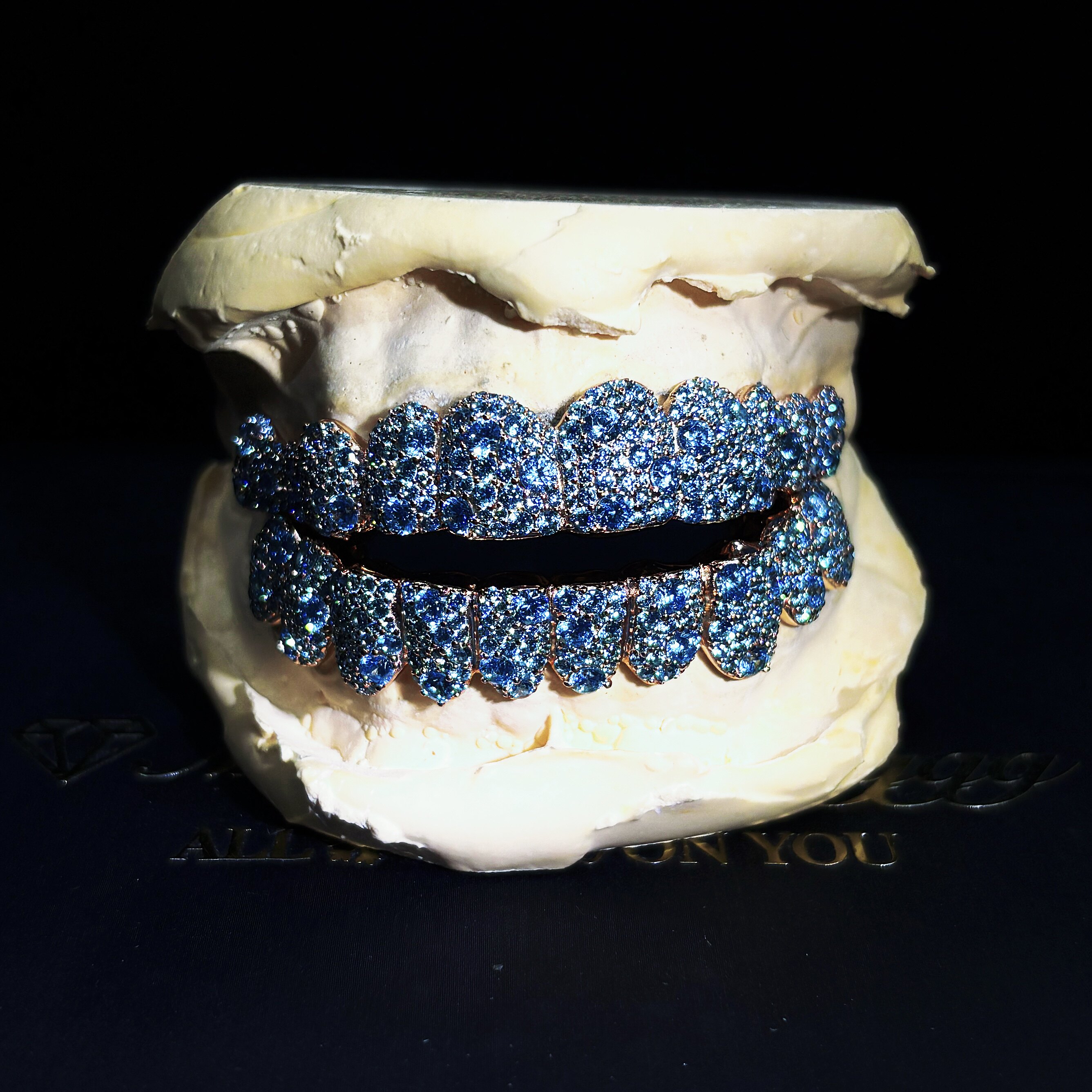 Mr.Blingggggg European and American hip-hop jewelry customized full diamond Drake same style ICEMAN Grillz braces