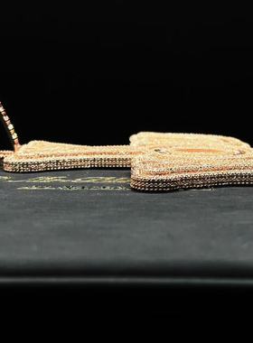 Mr.Bling定制玫瑰金字母拼接吊坠