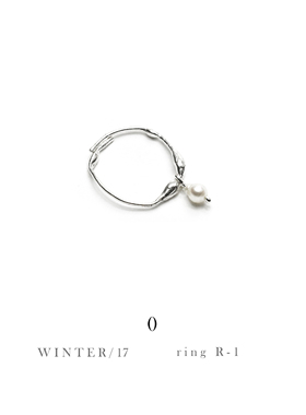 moiiom原创设计925银肌理珍珠