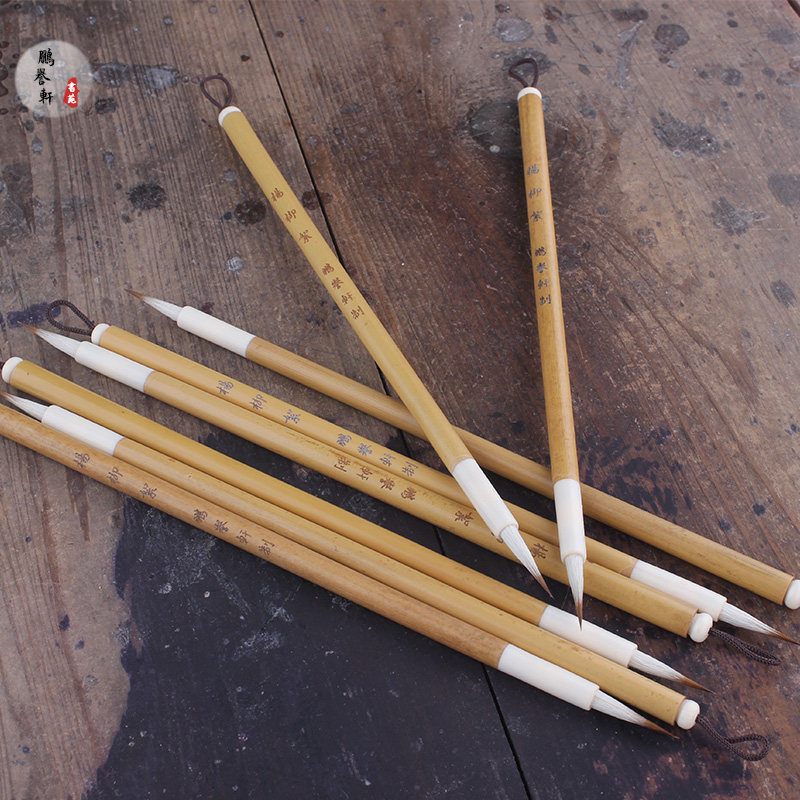 高档毛笔兼毫小勾线贾广健何家英专用白描线描衣纹绘画工笔无尼龙,淘宝优惠券,粉丝福利购,淘宝优惠卷