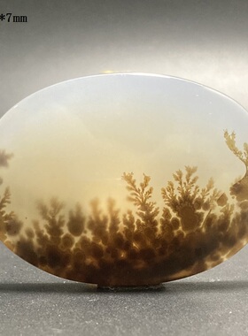 海洋玉髓玛瑙椭圆把件挂件