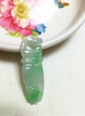 冰糯种飘绿佛手掌上明珠翡翠a货