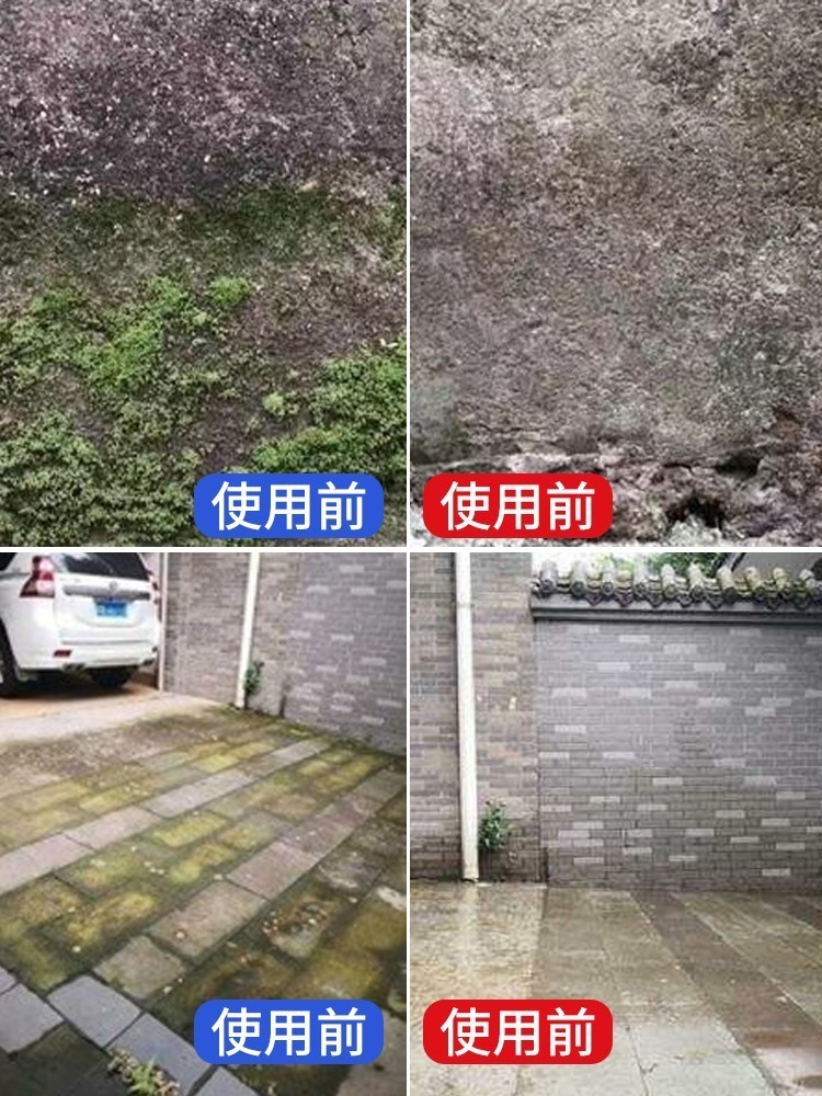 青苔清除剂水泥地面专用克星墙面房屋苔藓藻类去除绿青苔清洁神器-图0