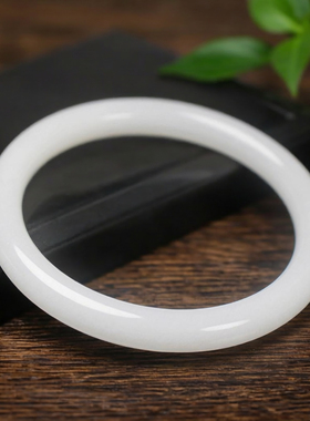 天然新疆金丝玉细圆条百搭手镯