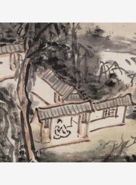 近代国画大师黄宾虹秋