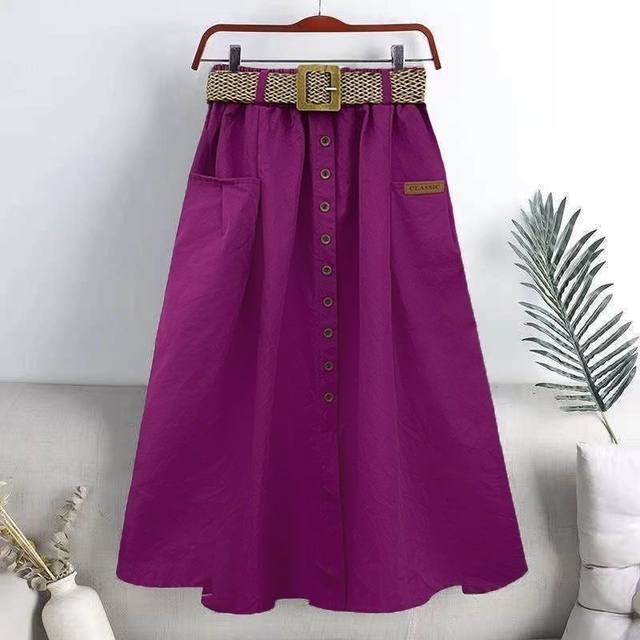 Pure cotton 2024 spring and summer new Korean skirt