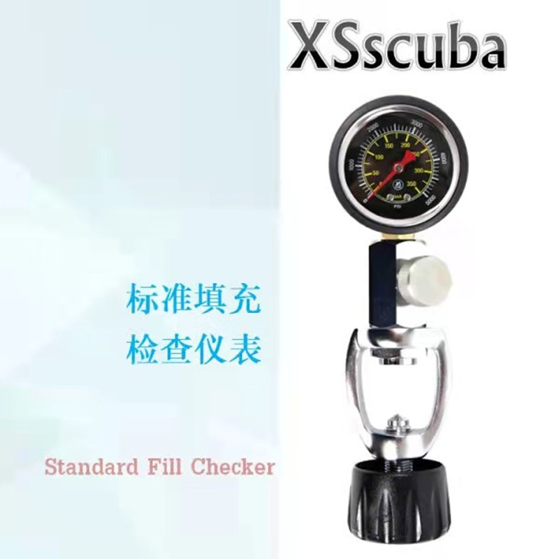 XS SCUBA 潜水仪表 潜水压缩空气压检测表 气瓶气压 DIN & yoke款 - 图0