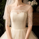 Свадебное платье для невесты, 2020, цвета шампанского, открытые плечи