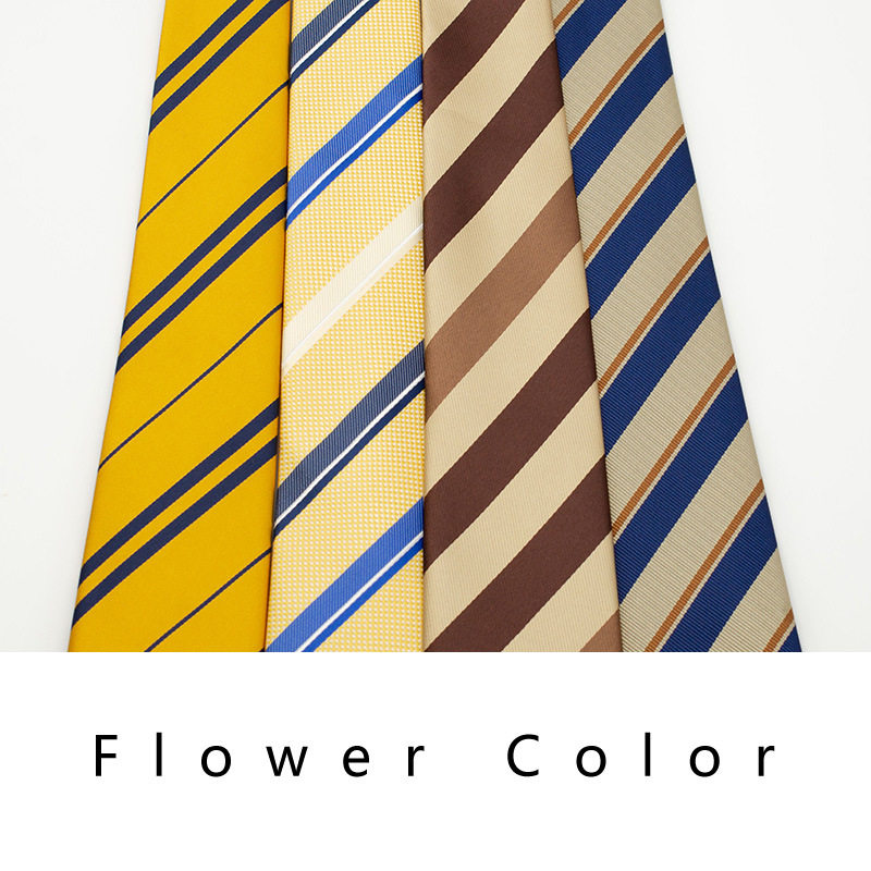 意大利风格领带男士正装商务条纹黄色咖色蓝色西装衬衫配饰8cm,淘宝优惠券,粉丝福利购,淘宝优惠卷