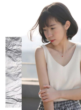 银纯银锁骨链女小清新百搭气质