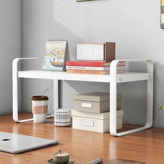 置物架桌面收纳神器多层书架学生桌上置物架子办公室电脑桌分层柜