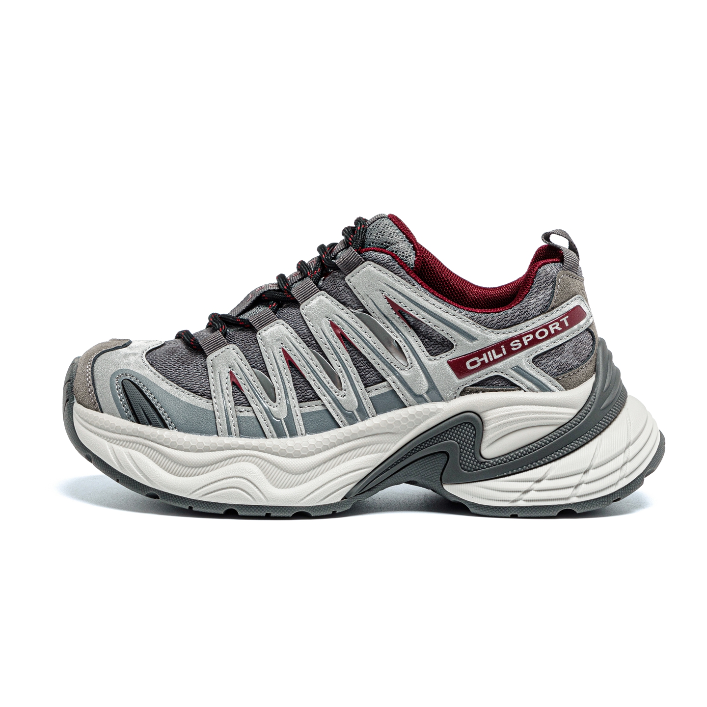 爆款厚底老爹鞋女加绒真皮轻便运动鞋2025秋冬新款透气百搭休闲鞋 - 图3