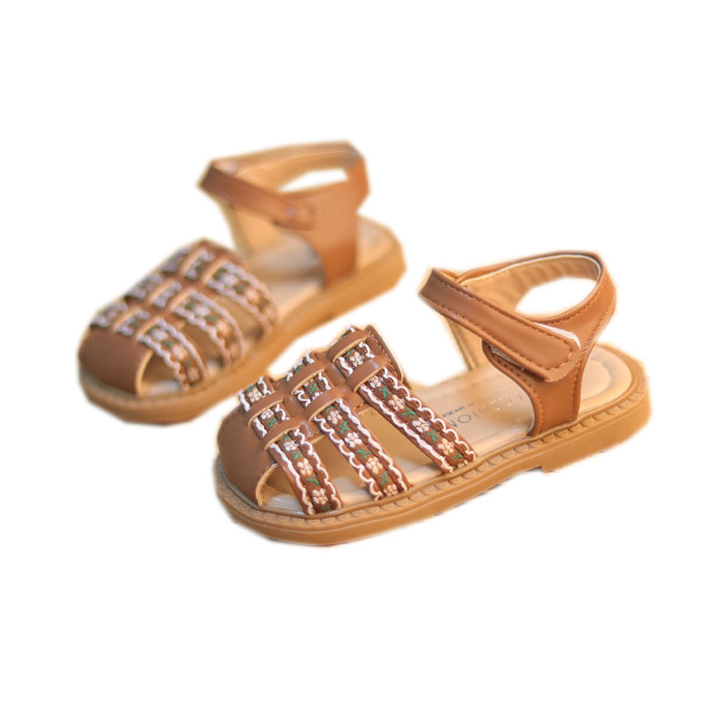 Baby girl sandals from two and a half years old to 7 years old, kindergarten sandals