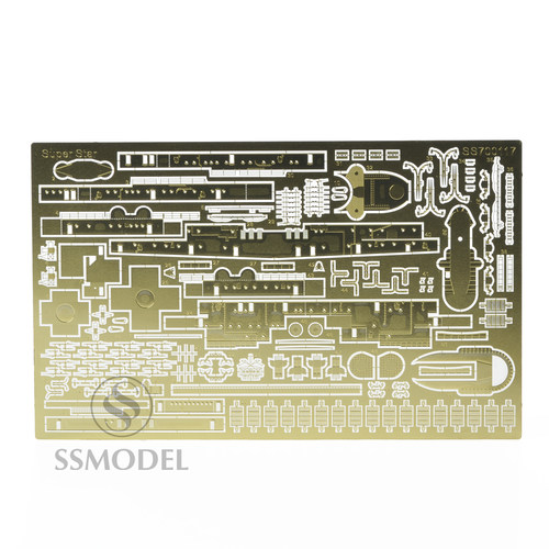 丹东网购 SSMODEL 700117 1/700 蚀刻片 亚特兰大 圣迭戈 巡洋舰 - 图0