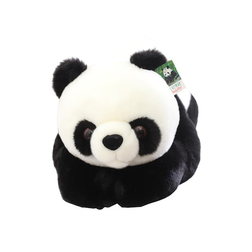 熊猫公仔趴趴毛绒玩具生日礼物女生可爱抱抱仿真正版pandaway - 图3