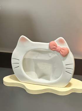 可爱猫咪陶瓷相框高颜值画框