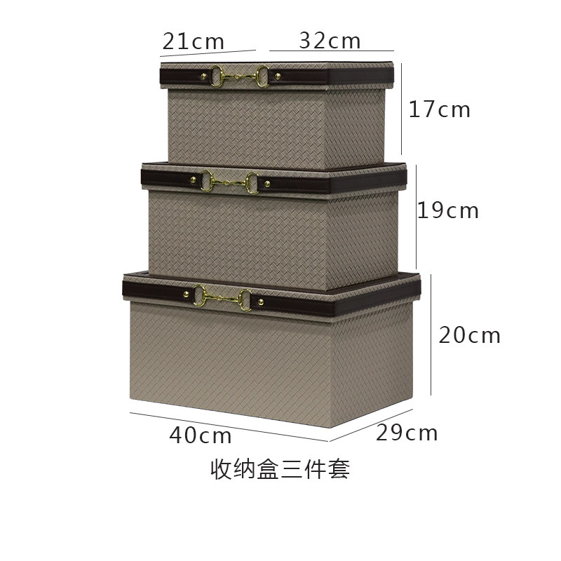 样板间衣帽间装饰盒全屋定制衣柜装饰品家居收纳箱皮质储物盒摆件,淘宝优惠券,粉丝福利购,淘宝优惠卷