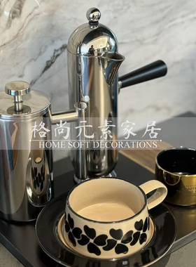 样板间厨房台面岛台软装饰品摆件