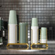 Disposable cup holder tabletop
