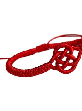 本命年情侣手绳关晓彤同心结