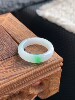 Jade ring ring ring ring 17/18 ring S178 natural a goods jade round ring plain ring Burmese material jade ring