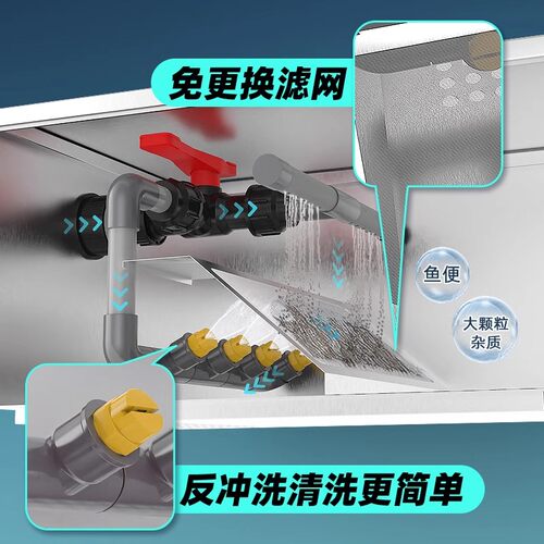 304不锈钢庭院鱼池循环水过滤系统净水机过滤器室户外水池过滤箱 - 图3