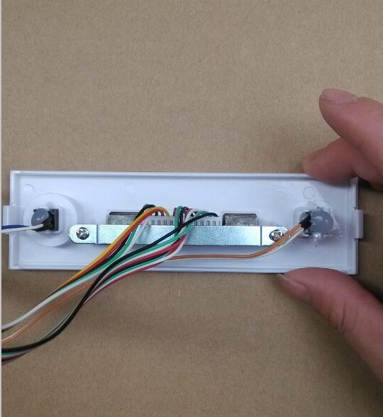 机箱光驱位前置面板 USB/音频/开关/重启键线长70CM白色-图1