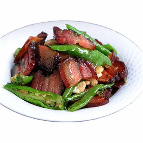 五花腊肉湖南特产 柴火烟熏五花肉500克 腊肉熏肉腊味湘菜猪丸子 - 图2