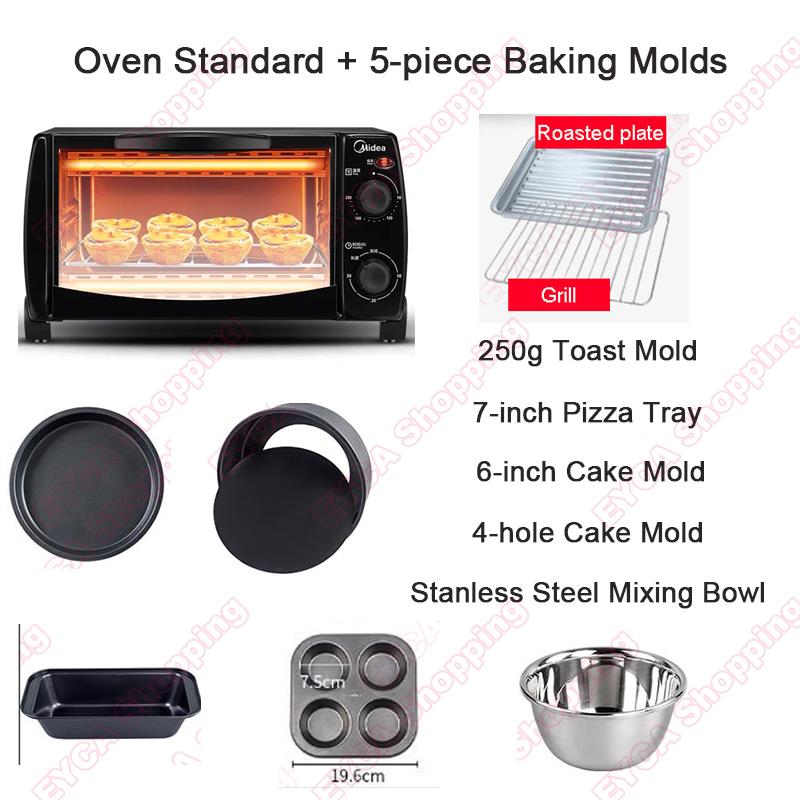 10L Mini Midea Oven Electric Toaster With Baking Molds热烤箱 - 图2